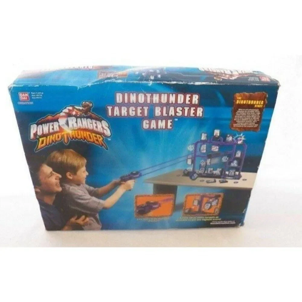 2003 Bandai MMPR Mighty Morphin Power Rangers Dino Thunder Target Blaster Game